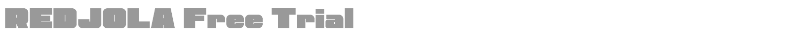 Redjola font preview